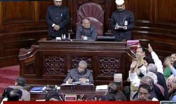 dmk aiadmk spar in rajya sabha over death of... dmk aiadmk spar in rajya sabha over death of...