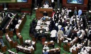 lok sabha disrupted over giriraj singh s remark... lok sabha disrupted over giriraj singh s remark...