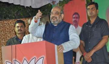 amid sadhvi row amit shah asserts bjp s objective... amid sadhvi row amit shah asserts bjp s objective...