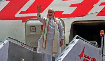 pm narendra modi leaves for uae on two day visit... pm narendra modi leaves for uae on two day visit...