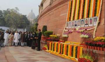 pm modi pays tribute to martyrs of 2001... pm modi pays tribute to martyrs of 2001...