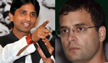 kumar vishwas throws challenge at rahul gandhi... kumar vishwas throws challenge at rahul gandhi...