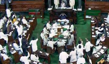 lok sabha adjourned for day over missing files... lok sabha adjourned for day over missing files...