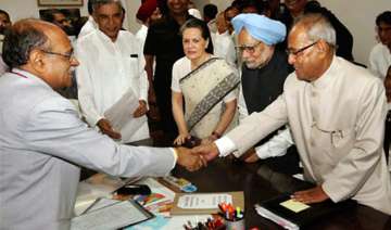 both pranab mukherjee and p a sangma file... both pranab mukherjee and p a sangma file...