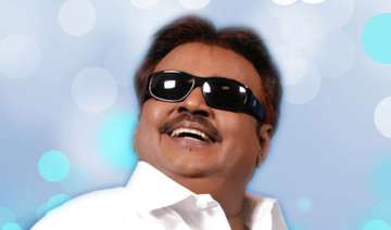 rahul s wishes to vijayakant bring cheers to... rahul s wishes to vijayakant bring cheers to...