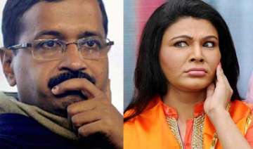 rakhi sawant wants to contest against arvind... rakhi sawant wants to contest against arvind...