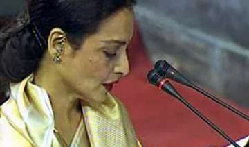rekha attends rajya sabha proceedings - India TV rekha attends rajya sabha proceedings - India TV
