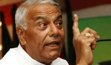 yashwant sinha in jail bjp continues protest in... yashwant sinha in jail bjp continues protest in...