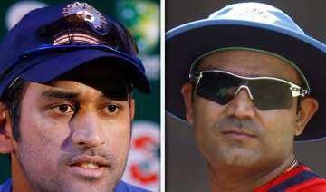 dhoni bemoans absence of sehwag from first two... dhoni bemoans absence of sehwag from first two...