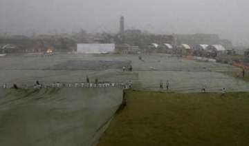 heavy rain delays ipl 8 opening ceremony - India... heavy rain delays ipl 8 opening ceremony - India...