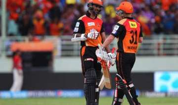 warner dhawan help sunrisers outplay kkr by 16... warner dhawan help sunrisers outplay kkr by 16...