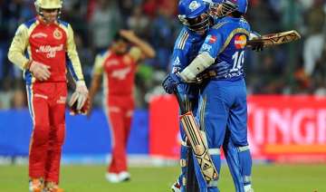 tendulkar rayudu help mi thrash rcb by 9 wickets... tendulkar rayudu help mi thrash rcb by 9 wickets...