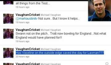 vvs laxman accused of using vaseline on bat -... vvs laxman accused of using vaseline on bat -...