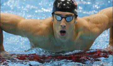 michael phelps sets tone for rio race with... michael phelps sets tone for rio race with...
