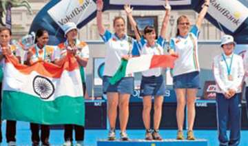 world archery indian women lose in final settle... world archery indian women lose in final settle...