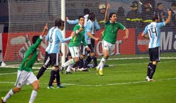 argentina held 1 1 by bolivia in copa opener -... argentina held 1 1 by bolivia in copa opener -...