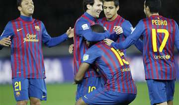 barcelona beats al sadd to reach club wcup final... barcelona beats al sadd to reach club wcup final...
