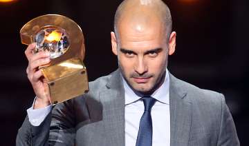 barcelona s guardiola wins fifa best coach award... barcelona s guardiola wins fifa best coach award...