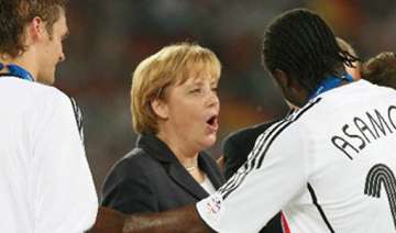 chancellor angela merkel to visit german team -... chancellor angela merkel to visit german team -...