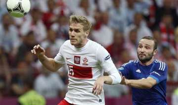 greece earns 1 1 draw against poland at euro 2012... greece earns 1 1 draw against poland at euro 2012...