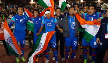 india beats afghanistan 4 0 to defend saff title... india beats afghanistan 4 0 to defend saff title...