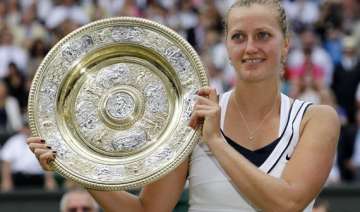 kvitova beats sharapova to win wimbledon title -... kvitova beats sharapova to win wimbledon title -...