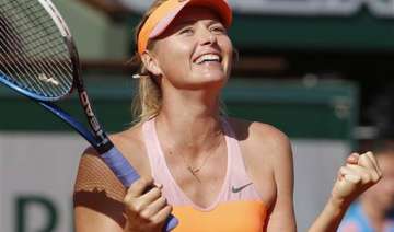 maria sharapova makes it back to french open... maria sharapova makes it back to french open...