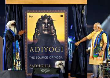 PM Modi unveils 112-feet tall Lord Shiva statue... PM Modi unveils 112-feet tall Lord Shiva statue...