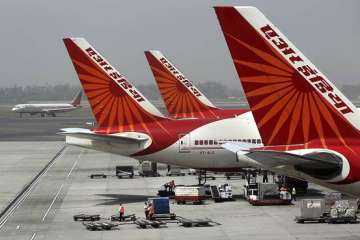 Air India aircraft parked at the Delhi airport.... Air India aircraft parked at the Delhi airport....