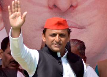Akhilesh Yadav addressing an election rally in UP... Akhilesh Yadav addressing an election rally in UP...