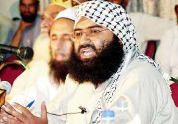 File pic of Pak based militant Masood Azhar -... File pic of Pak based militant Masood Azhar -...