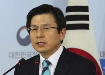 South Korean acting leader and Prime Minister... South Korean acting leader and Prime Minister...