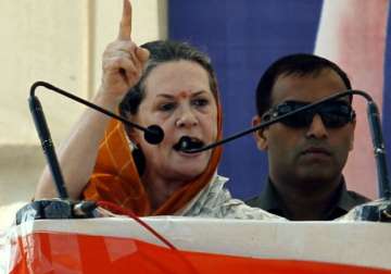 File pic of Congress president Sonia Gandhi -... File pic of Congress president Sonia Gandhi -...