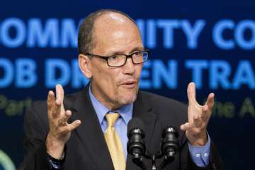 Tom Perez elected as the new chairman of the US... Tom Perez elected as the new chairman of the US...