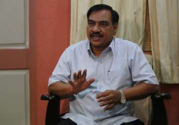 File pic of BJP leader Eknath Khadse - India TV File pic of BJP leader Eknath Khadse - India TV