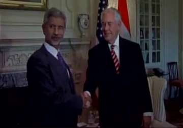 Jaishankar meets US Secretary of State Tillerson... Jaishankar meets US Secretary of State Tillerson...