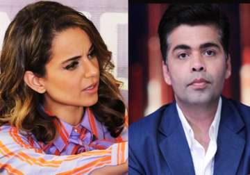 Kangana Ranaut, Karan johar- India Tv - India TV Kangana Ranaut, Karan johar- India Tv - India TV