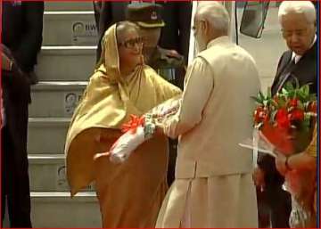 Narendra Modi, Sheikh Hasina Narendra Modi, Sheikh Hasina