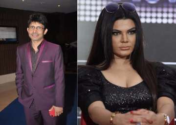 Rakhi Sawant gives an OPEN challenge to KRK, and... Rakhi Sawant gives an OPEN challenge to KRK, and...