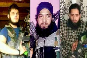Posters of 3 terrorists involved in killing of... Posters of 3 terrorists involved in killing of...