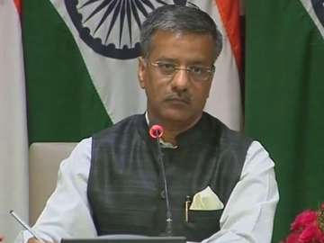 File pic of MEA spokesperson Gopal Baglay - India... File pic of MEA spokesperson Gopal Baglay - India...