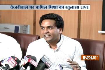 In big charge, Kapil Mishra says Kejriwal linked... In big charge, Kapil Mishra says Kejriwal linked...