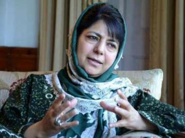 File pic of Mehbooba Mufti - India TV File pic of Mehbooba Mufti - India TV