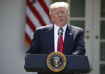Trump speaks about the US role in Paris climate... Trump speaks about the US role in Paris climate...