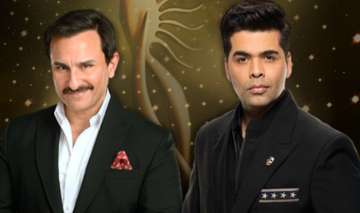 Saif Ali Khan and Karan Johar - India TV Saif Ali Khan and Karan Johar - India TV