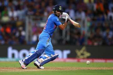 Skipper Virat Kohli in action - India TV Skipper Virat Kohli in action - India TV