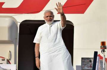 PM Narendra Modi leaves for Portugal on first leg... PM Narendra Modi leaves for Portugal on first leg...