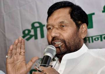 File pic of Union minister Ram Vilas Paswan -... File pic of Union minister Ram Vilas Paswan -...