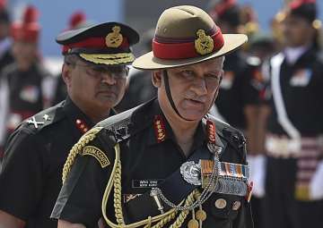File pic of Indian Army Chief General Bipin Rawat... File pic of Indian Army Chief General Bipin Rawat...