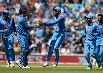 Virat Kohli celebrates the dismissal of a South... Virat Kohli celebrates the dismissal of a South...